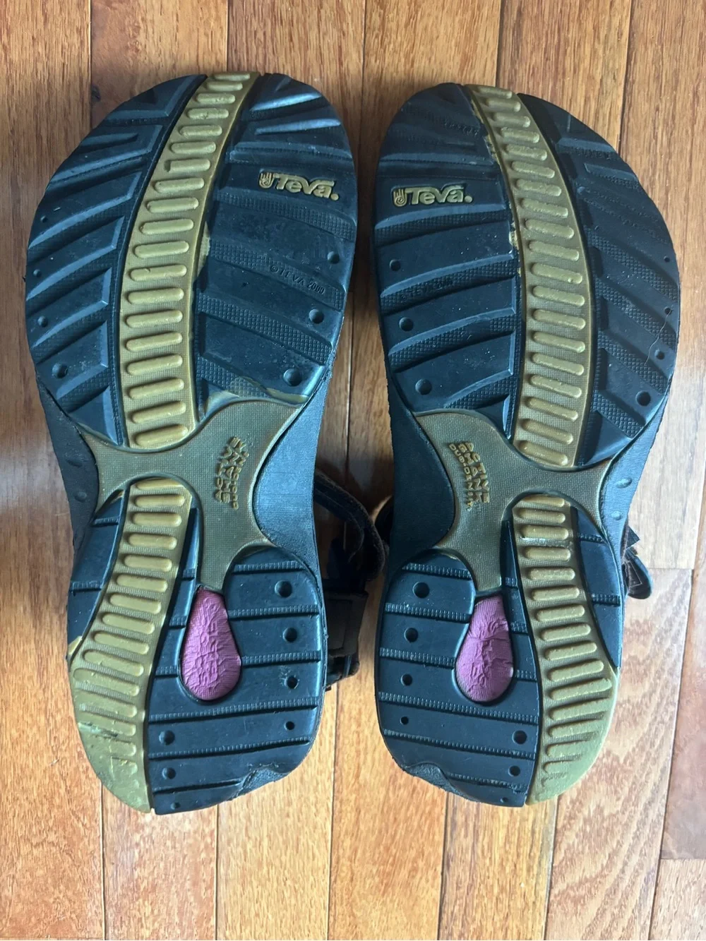 Men's Brown Teva Adjustable Strap Sandals size 9